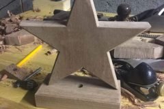 Hardwood Christmas Star