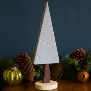 A Grey Christmas Tree Ornament