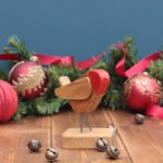 A Rustic Robin Christmas Decoration