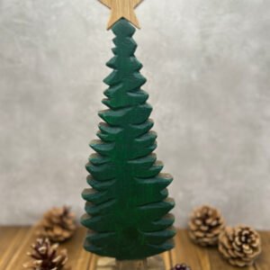 Carved Christmas Tree Ornament