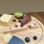A christmas Mouse Cheeseboard topper