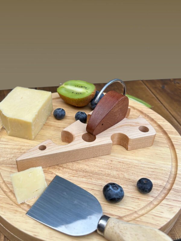 A christmas Mouse Cheeseboard topper