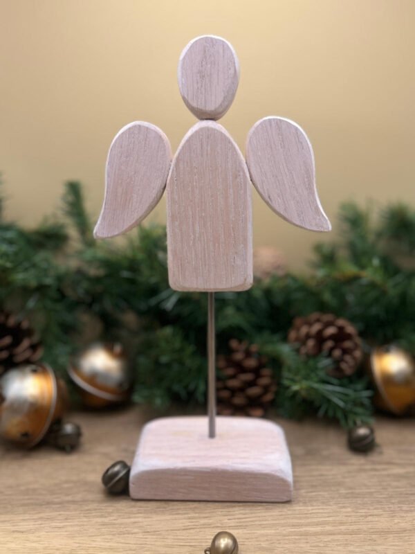 A floating Angel Decoration made form Oak