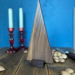 Contemporary Christmas Tree - American Black Walnut