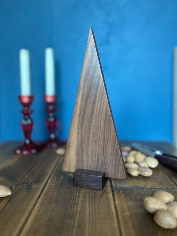 Contemporary Christmas Tree - American Black Walnut
